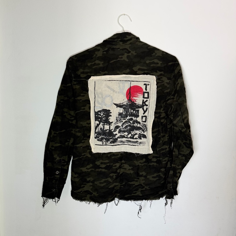 Wild Fable Patched Button Down